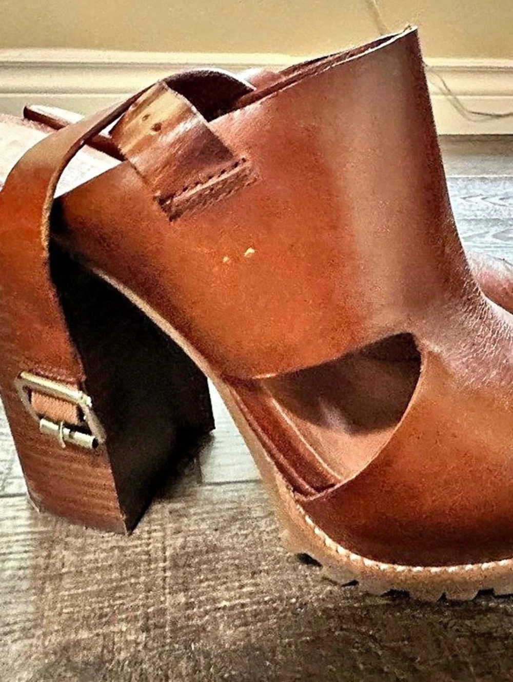 Brown Platform Heels